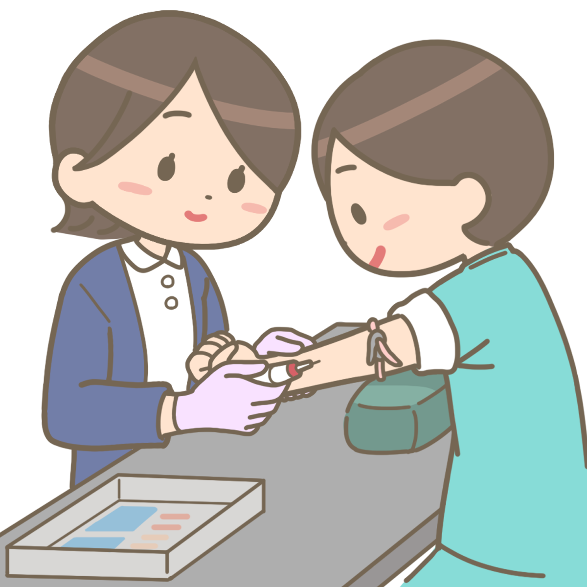 Blood-collection-at-health-checkup-center.png